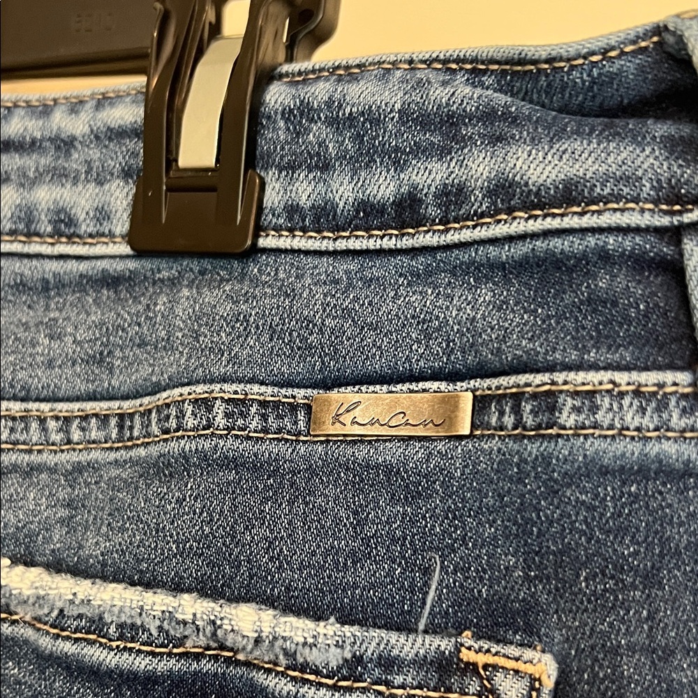 KanCan Dark Blue Flare Jeans - Picture 4 of 7